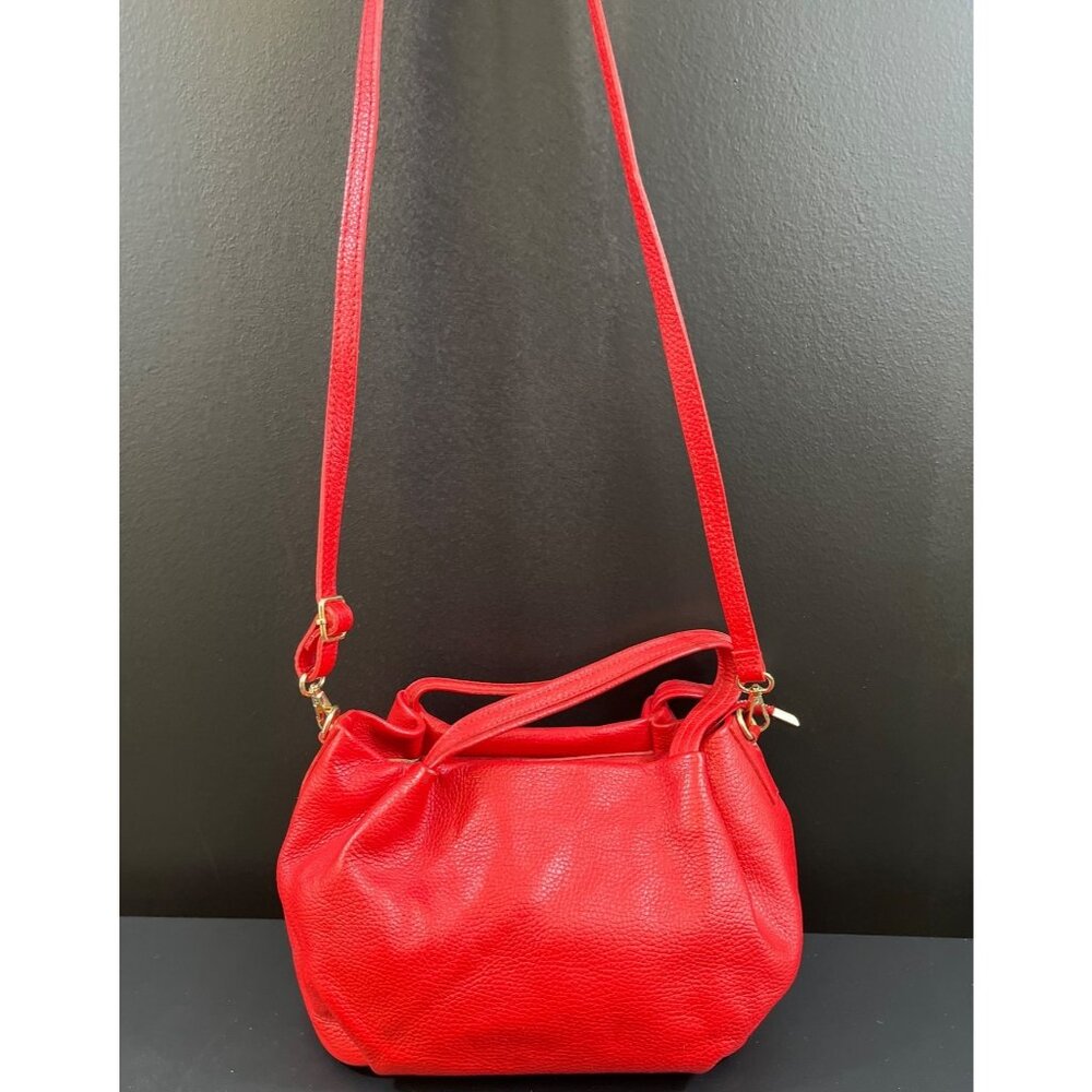 Anna Luchini Women's Red Purse/Shoulder Bag/Crossbody SKU 5008